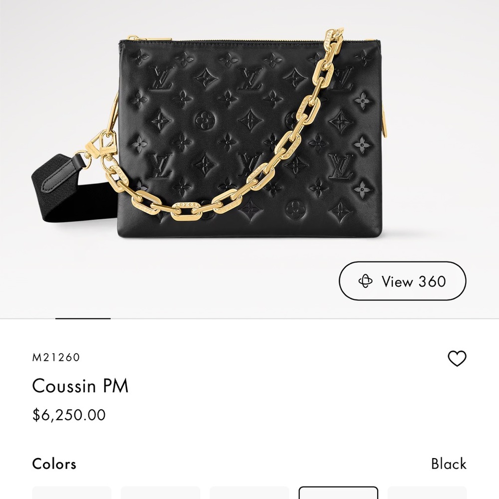Louis Vuitton Black Coussin PM - Picture 8 of 10